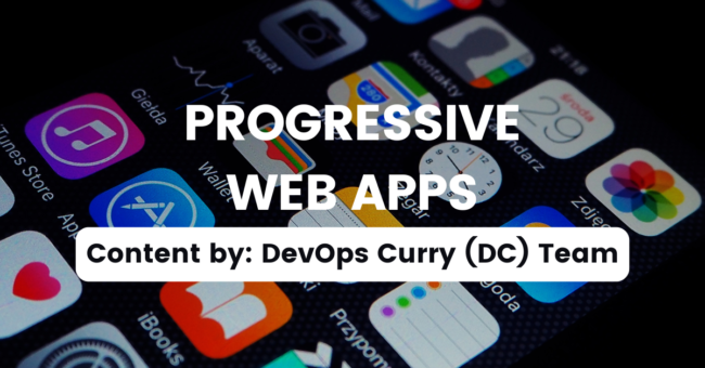 Progressive web apps